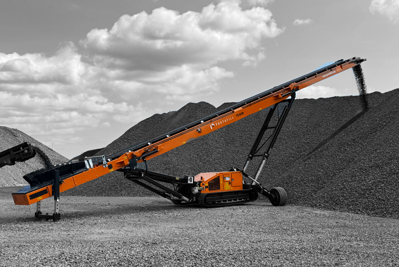 TC80-R Tracked Radial Conveyor