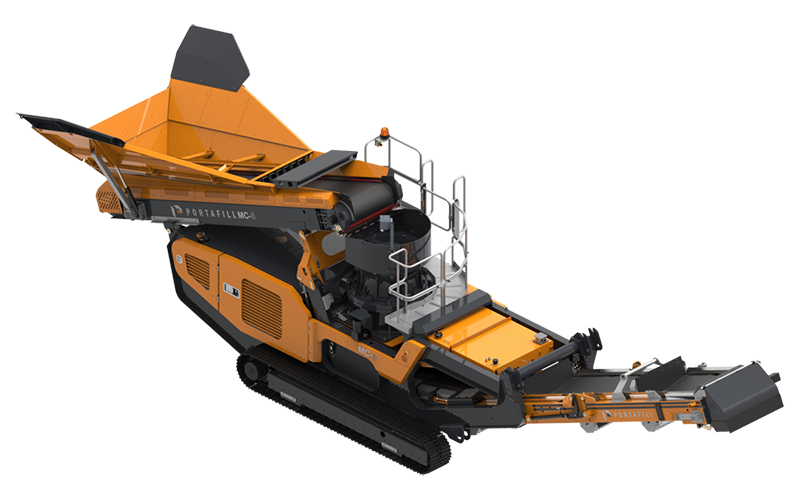 MC-8 Cone Crusher 3D Render